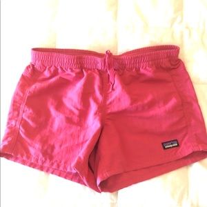 pink Patagonia baggies shorts